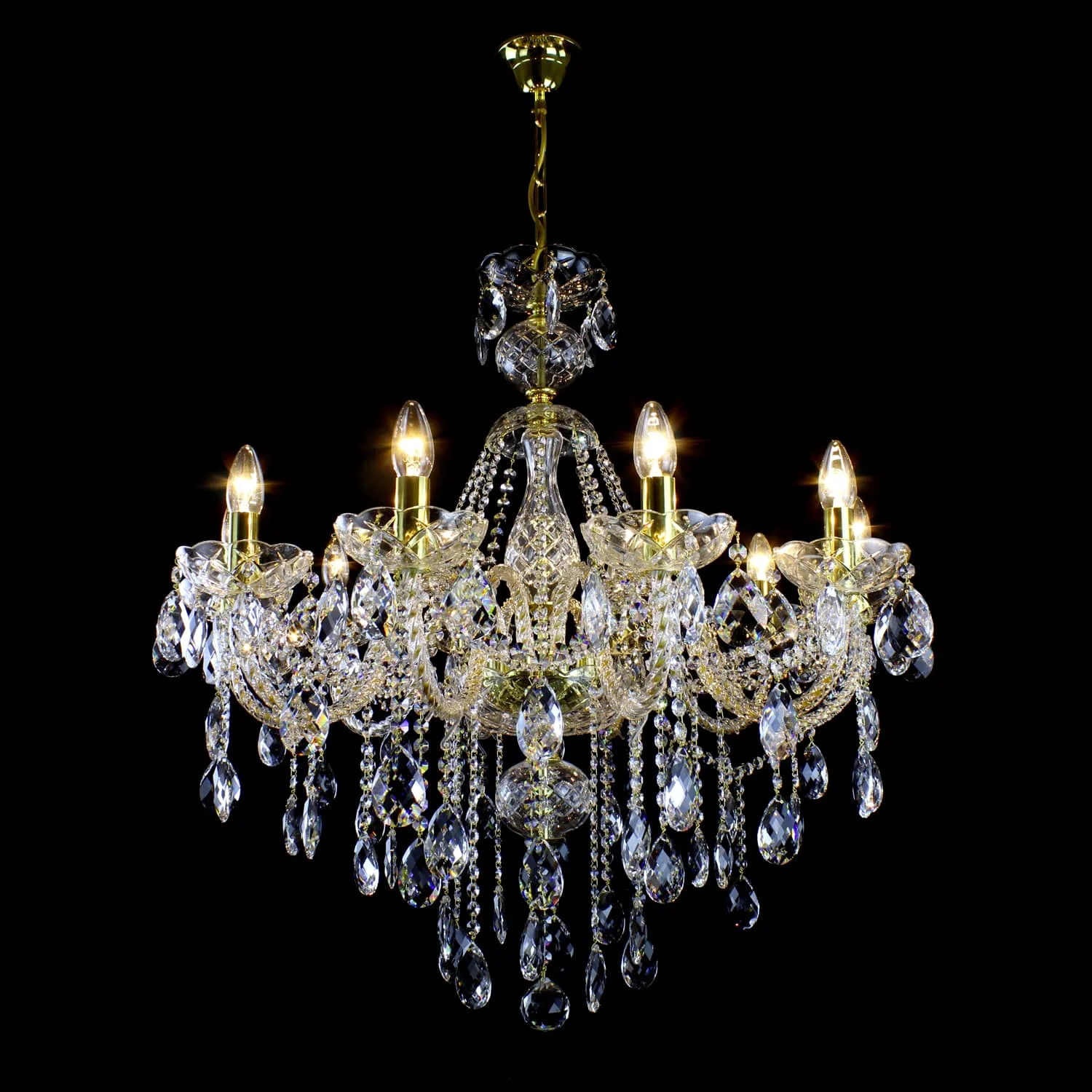 Raindrop crystal chandelier — WRANOVSKY - Bohemian Crystal